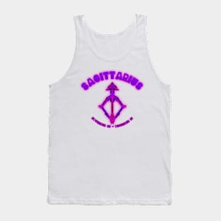 Sagittarius 9b Eggplant Tank Top